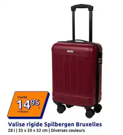 Action Valise rigide Spilbergen Bruxelles offre