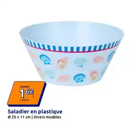 Action Saladier en plastique offre