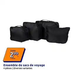 Action Ensemble de sacs de voyage offre