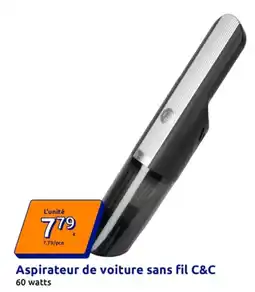 Action Aspirateur de voiture sans fil C&C offre