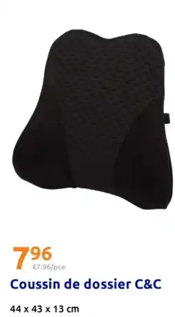 Action Coussin de dossier C&C offre