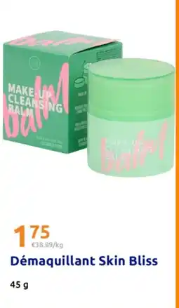 Action Démaquillant skin bliss offre