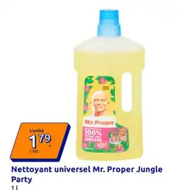 Action Nettoyant universel mr. proper jungle offre