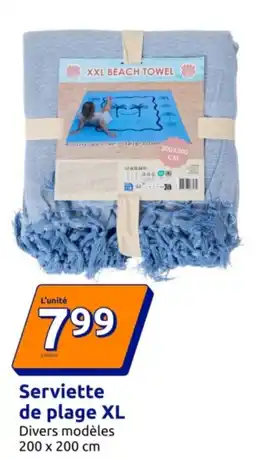 Action Serviette de plage xl offre