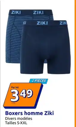 Action Boxers homme ziki offre