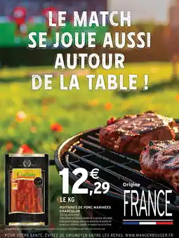 Intermarché POITRINES DE PORC MARINÉES CHARCULOR offre