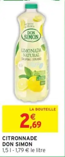 Intermarché CITRONNADE DON SIMON offre