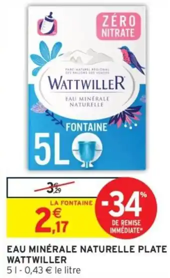 EAU MINÉRALE NATURELLE PLATE WATTWILLER