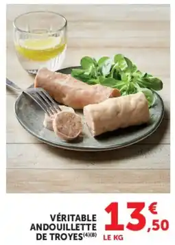 Super U VÉRITABLE ANDOUILLETTE DE TROYES offre