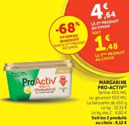 Super U MARGARINE PRO-ACTIV offre