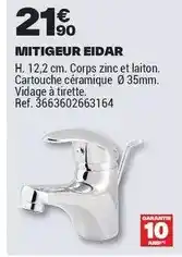 Brico Dépôt Mitigeur eidar offre