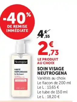 Super U Soin visage neutrogena offre