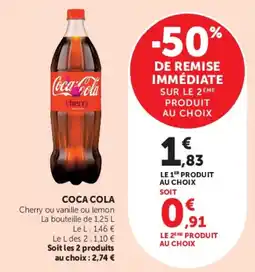 Super U Coca cola offre