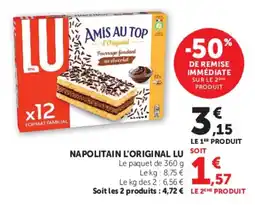 Super U Napolitain l'original lu offre