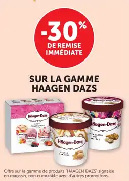 Super U Sur la gamme haagen dazs offre