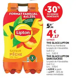 Super U The glace lipton offre