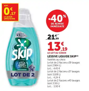 Lessive liquide skip