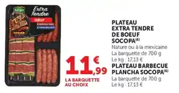 Super U Plateau extra tendre de boeuf socopa offre