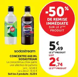 Super U Concentre sodastream offre