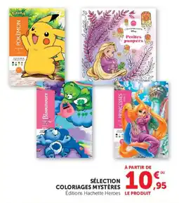 Super U Sélection coloriages mystères offre