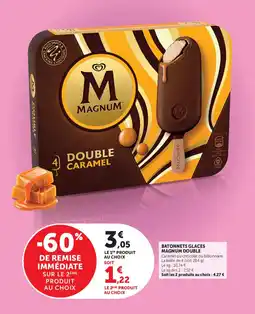 U Express Batonnets glaces magnum double offre