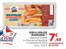 U Express Ribs a griller madrange offre