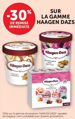 U Express Sur la gamme haagen dazs offre
