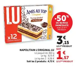 U Express Napolitain l'original lu offre
