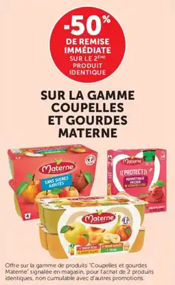 U Express Sur la gamme coupelles et gourdes materne offre