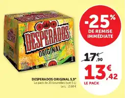U Express Desperados original 5,9° offre