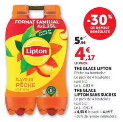U Express The glace lipton offre