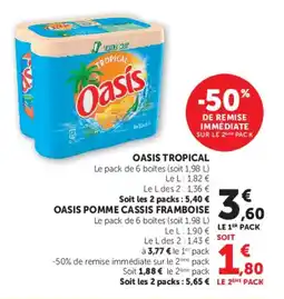 U Express Oasis tropical offre