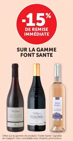 U Express Sur la gamme font sante offre