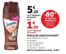 U Express Perles de linge soupline offre
