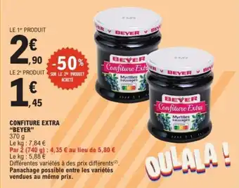 Confiture extra beyer