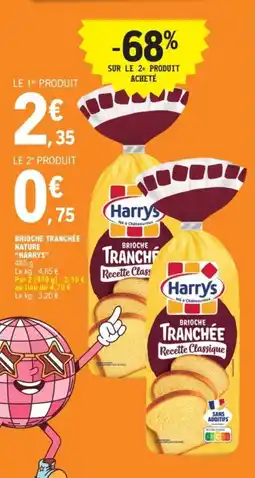 E.Leclerc Express Brioche tranchée nature harrys offre