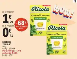 E.Leclerc Express Bonbons ricola offre