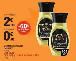 E.Leclerc Express Moutarde de dijon maille offre