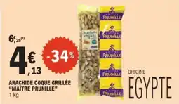 E.Leclerc Express Arachide coque grillée maître prunille offre