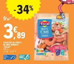 E.Leclerc Express Cocktail de fruits de mer surgelé escal offre