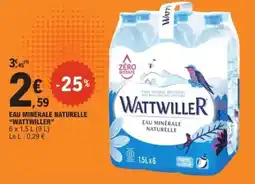 E.Leclerc Express Eau minérale naturelle wattwiller offre