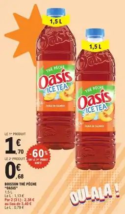 E.Leclerc Express Boisson the pêche oasis offre