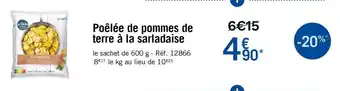 Poêlée de pommes de terre à la sarladaise