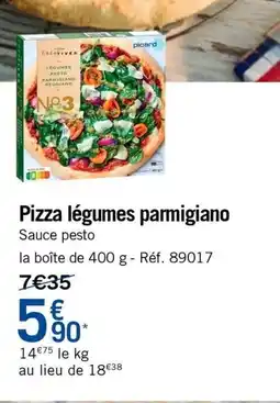 Picard Pizza légumes parmigiano offre