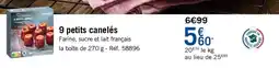 Picard 9 petits canelés offre