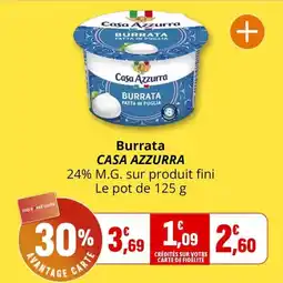 Coccimarket Burrata casa azzurra offre