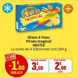 Coccimarket Glace à l'eau pirulo tropical nestlé offre