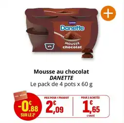 Coccimarket Mousse au chocolat danette offre