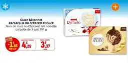 Coccimarket Glace bâtonnet raffaello ou ferrero rocher offre