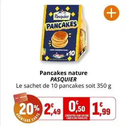 Coccimarket Pancakes nature pasquier offre